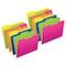 Pendaflex Twisted Glow File Folders, Letter Size, 1/3 Cut, PK24 PFX40526 - alternate 1